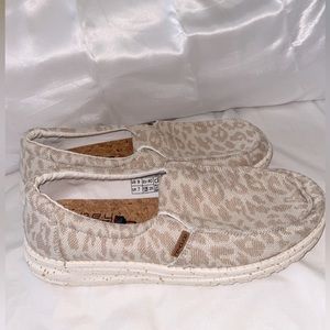 Tan Cheetah HeyDudes